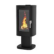 SUPRA - Poêle à Bois Fonte 11.5kw Noir - FR9016190B - vignette