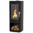 SUPRA - Poêle à Bois Fonte 11.5kw Noir - FR9016200B - vignette