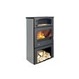 GODIN - Poêle à Bois 11kw Gris Argent - 362115CGRISARG - vignette