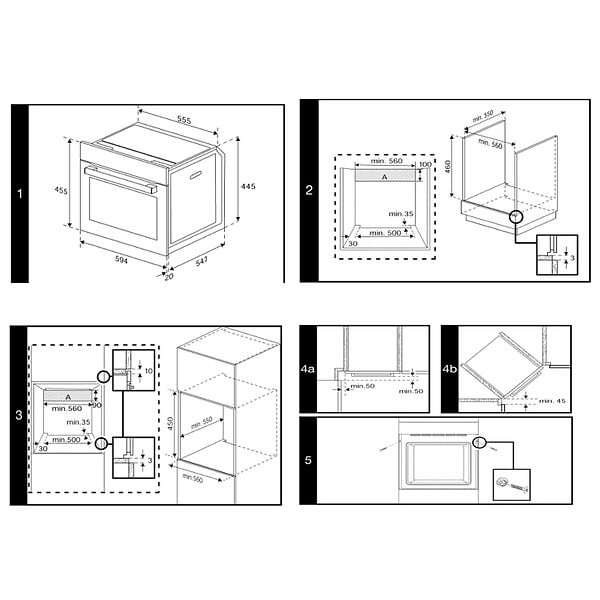 BEKO - four intégrable multifonction 48l 60cm catalyse inox - BBCM13300XC - large