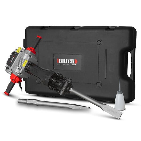 BRICK - Marteau piqueur PRO 2100W - 85 Joules avec coffret - large