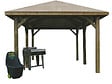 SOLID - Kiosque de jardin en bois - L.629xH.289xP.347cm - vignette
