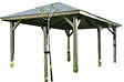 SOLID - Kiosque de jardin - Bois - vignette