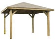 SOLID - Kiosque de jardin - Bois - vignette