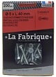 Vis agglo haute performance fraisée cr3 5x40 pz2 x200 - vignette
