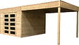 SOLID - Abri de jardin bois Tarento - L.298xl.582xH.225cm - vignette