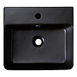 GODART - Vasque à poser rectangle Noire - 42x46cm - Corfou - vignette