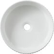 GODART - Vasque à poser striée ø36cm blanche - Ania - vignette