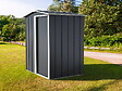 DURAMAX - Abri de jardin métal - 1,96m² - kit ancrage - Anthracite - vignette