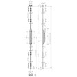 LA CROISEE DS - CREMONE DEESSE 6887 LAQ NR RAL9005 SAT - vignette