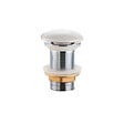 SWISS AQUA TECHNOLOGIES - Bonde à écoulement libre Infinitio 5/4" sans trop-plein pour lavabos et vasques, blanc mat (PZATKAWHM) - vignette