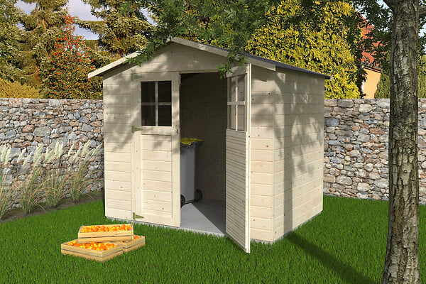 DECOR ET JARDIN - Abri de jardin Lodeo en bois - 3,3 m² - large