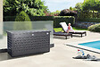 BIOHORT - Coffre jardin acier T 200 - Gris foncé - L.201xH.83xP.79cm - vignette