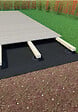SOPREMA - Géotextile polyester noir - 120g/m² 1x25m - vignette