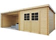 SOLID - Abri de jardin Rohan - Avec terrasse - Bois - 19,82m2 - vignette