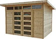 SOLID - Abri de jardin bois Venezia - Naturel - L.330xl.270cm - vignette