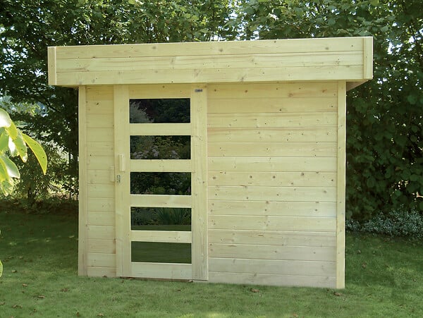 SOLID - Abri de jardin Bergen en bois - 6,77m² - L.280xl.240xH.225cm - large