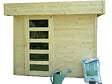 SOLID - Abri de jardin Bergen en bois - 6,77m² - L.280xl.240xH.225cm - vignette