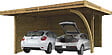 SOLID - Carport 2 voitures en bois  - 5x6m - vignette