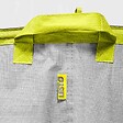 OVIALA - Lot de 3 sacs à déchets de jardin 85l polyester gris - Lesto - vignette