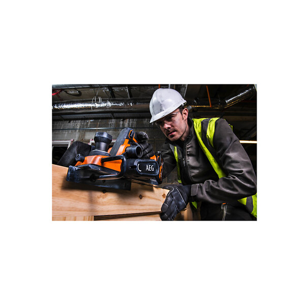 AEG - Pack AEG Rabot - BHO18BL-0 - 18V Brushless - 82mm - 1 batterie 2.0Ah - 1 chargeur - SETL1820S - large