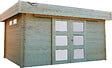 SOLID - Abri de jardin bois Viborg - L.418xP.328xH.235cm - vignette