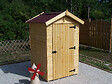 HABRITA - Abri de jardin - Bois - 16mm - 1.35m2 - vignette