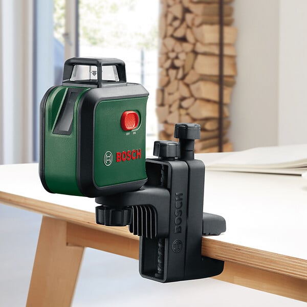 BOSCH - Pincemm 3 - Support mural laser lignes - Serrage 3-70mm - large
