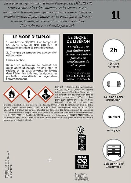 LIBERON - Decireur Bidon 1l - large