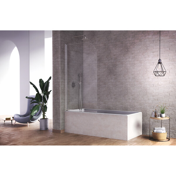 KASSANDRA - Pare-baignoire pivotant RITA 85 x 150 cm - large