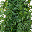 ATMOSPHERA - Plante tombante artificielle pot doré rétro et vintage H 82 cm - vignette