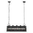 ATMOSPHERA - Luminaire Suspension 5 lampes en métal Noir L 93 cm - vignette
