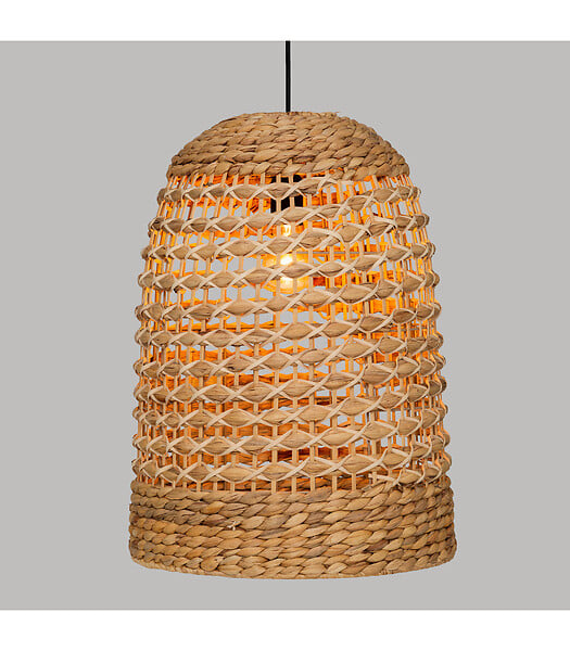 ATMOSPHERA - Luminaire Suspension en métal et Jacinthe D 37 x H 50 cm - large