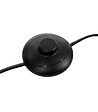 ATMOSPHERA - Lampadaire en métal Noir et abat-jour corde H 149.5 cm - vignette