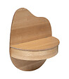 ATMOSPHERA - Étagère murale en bois avec rangement à couvercle H 49.5 cm - vignette