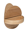 ATMOSPHERA - Étagère murale en bois avec rangement à couvercle H 49.5 cm - vignette