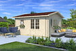 CERLAND - Abri de jardin Elista - Avec extension - Bois - 17,5m2 - vignette