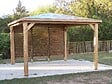 HABRITA - Pool house bois Blueterm 14.36m² - L.379xH.284xP.379cm - vignette