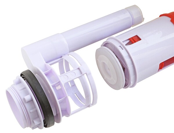 SOMATHERM FOR YOU - Pack mécanisme WC câble double chasse + Robinet flotteur alimentation réversible - large