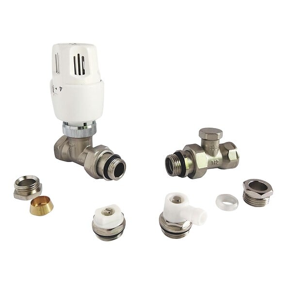 SOMATHERM FOR YOU - Kit radiateur robinet thermostatique droit 15/21 - large