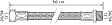 SOMATHERM FOR YOU - Flexible chauffage 1 écrou tournant 1" - 1 raccord Mâle 1" - 500 mm - vignette