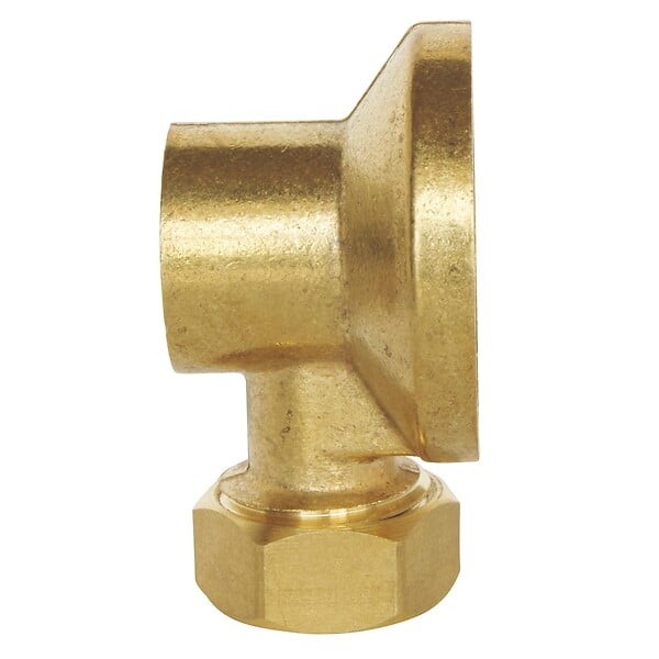 SOMATHERM FOR YOU - Applique murale pour robinet de puisage - Collet battu tube cuivre Ø12 - F 1/2 - large