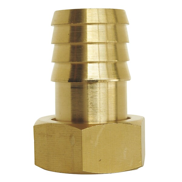 SOMATHERM FOR YOU - Raccord cannelé droit - Ecrou tournant 3/8" pour tuyau d'arrosage Ø12mm - large