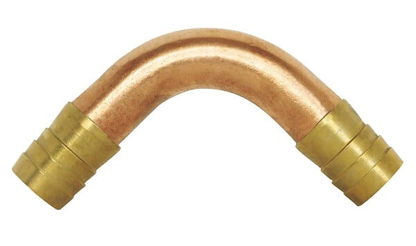 SOMATHERM FOR YOU - Raccord cannelé Coude égal - Pour tuyau d'arrosage Ø15 ou 16mm - large