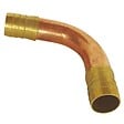 SOMATHERM FOR YOU - Raccord cannelé Coude égal - Pour tuyau d'arrosage Ø39mm - vignette