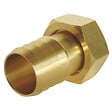 SOMATHERM FOR YOU - Raccord cannelé droit - Ecrou tournant 1/2" pour tuyau d'arrosage Ø15mm - vignette