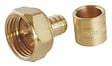 SOMATHERM FOR YOU - Raccord droit à glissement pour tube PER Ø12 - Ecrou-tournant F15/21 - lot de 10 - vignette