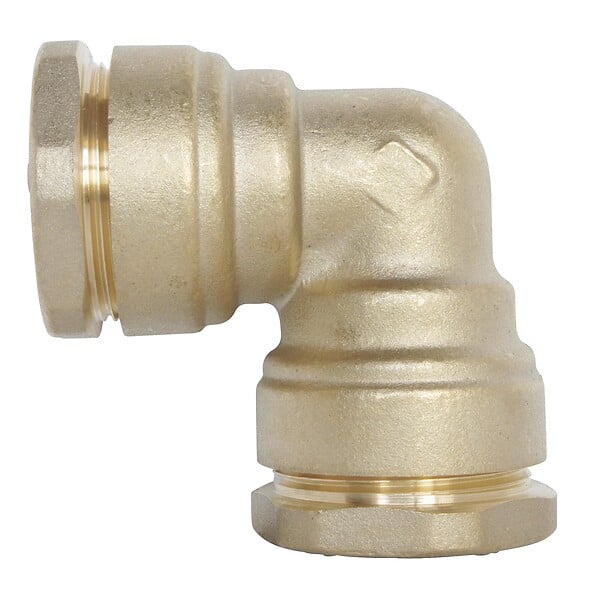 SOMATHERM FOR YOU - Raccord laiton coudé égal SUMO pour tube PE Ø40 mm - large