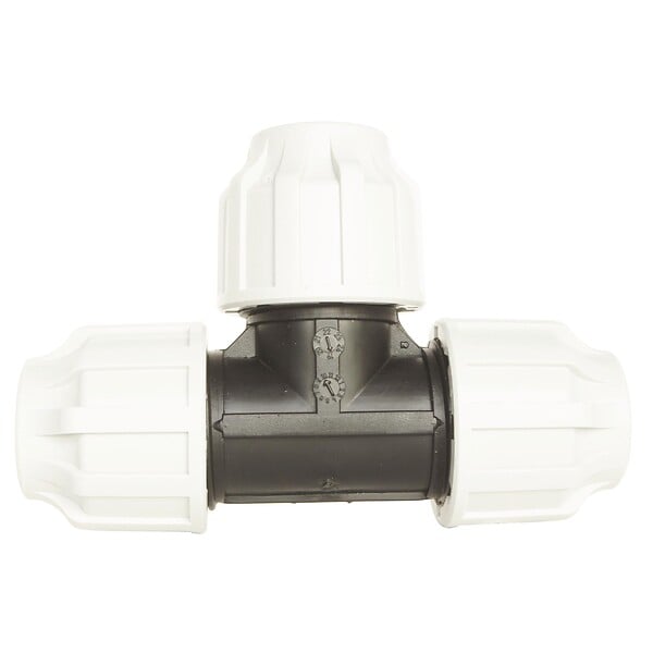 SOMATHERM FOR YOU - Raccord plastique Té égal pour tube PE Ø20 mm - large