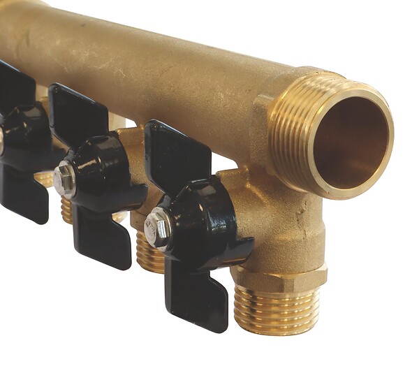 SOMATHERM FOR YOU - Collecteur sanitaire mini vanne  20/27 - 3 sorties - large